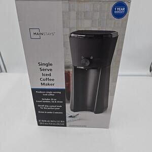 Mainstays Iced Coffee‎ Maker with 20 fl oz Reusable Tumbler and Filter